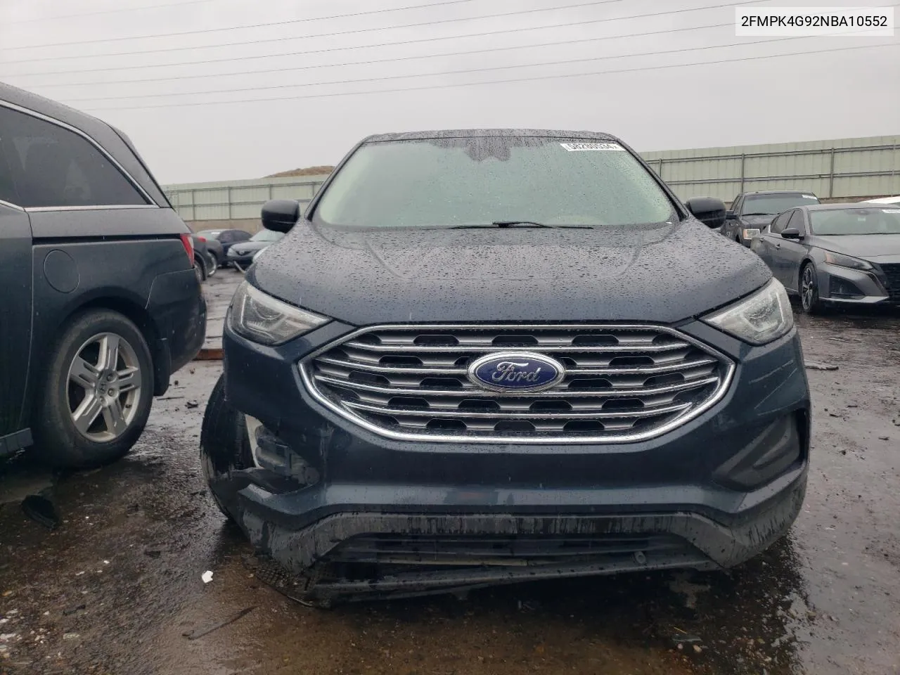 2022 Ford Edge Se VIN: 2FMPK4G92NBA10552 Lot: 58280534