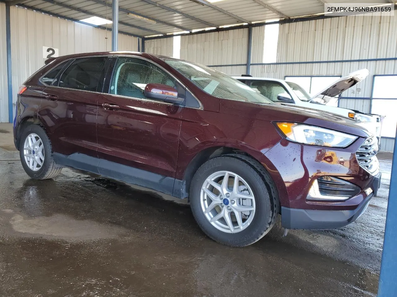 2022 Ford Edge Sel VIN: 2FMPK4J96NBA91659 Lot: 58496444