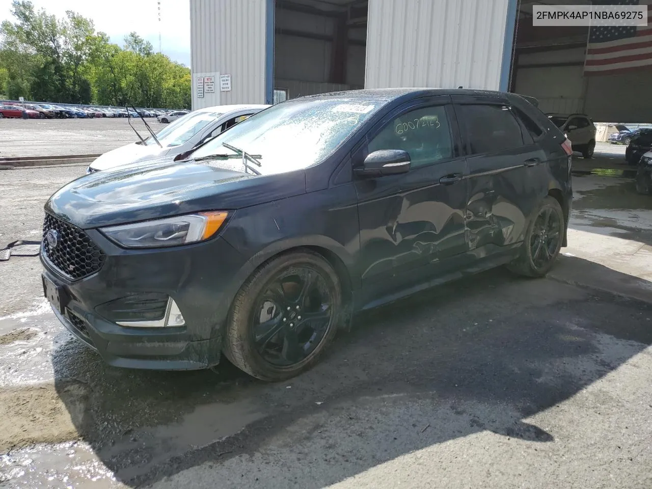 2022 Ford Edge St VIN: 2FMPK4AP1NBA69275 Lot: 60072123