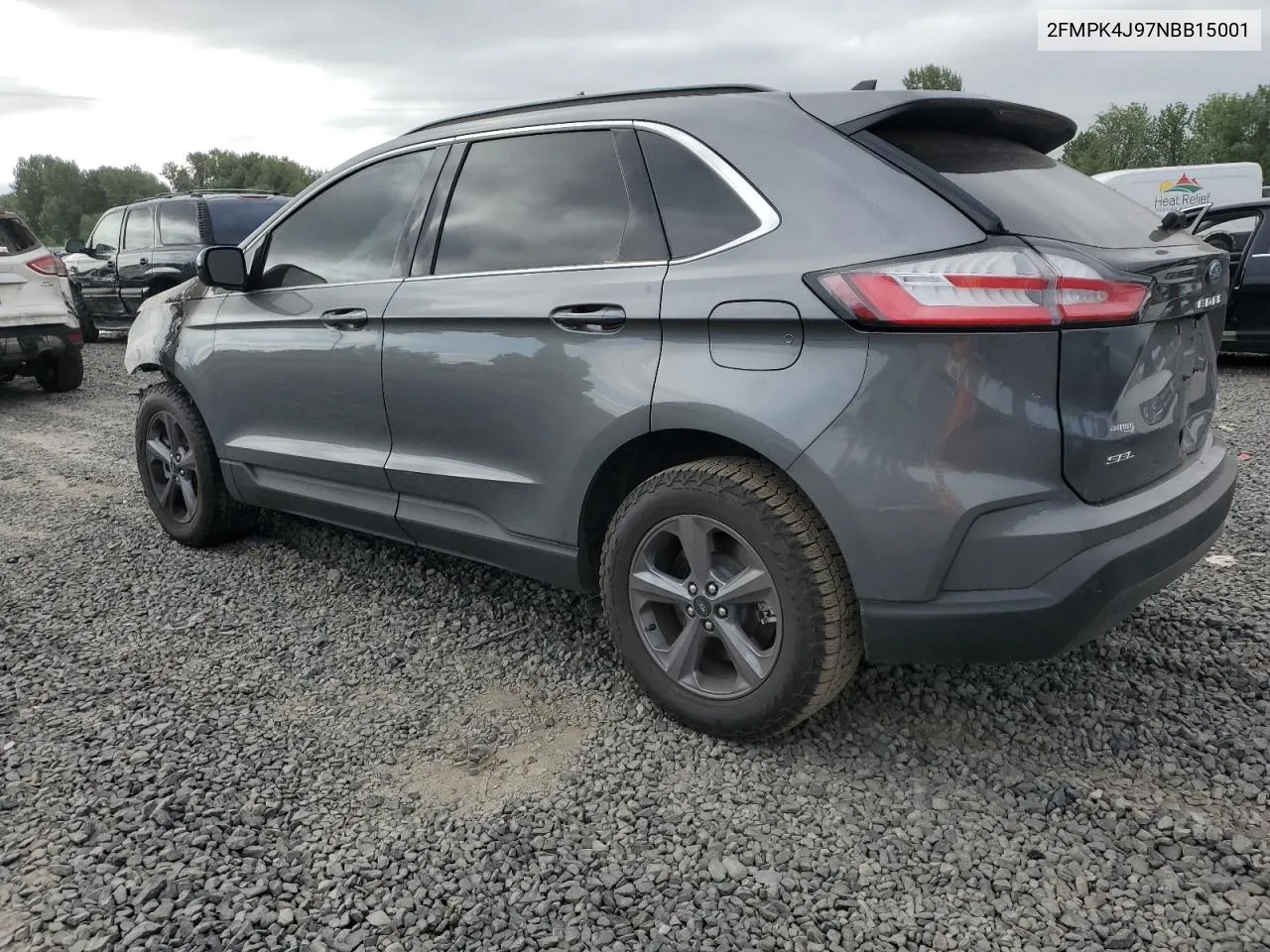 2022 Ford Edge Sel VIN: 2FMPK4J97NBB15001 Lot: 62256384