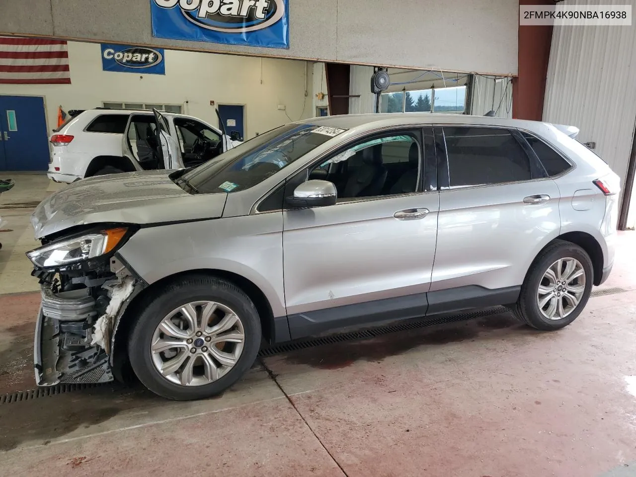 2022 Ford Edge Titanium VIN: 2FMPK4K90NBA16938 Lot: 63014354