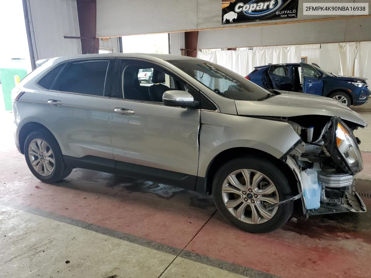 2022 Ford Edge Titanium VIN: 2FMPK4K90NBA16938 Lot: 63014354