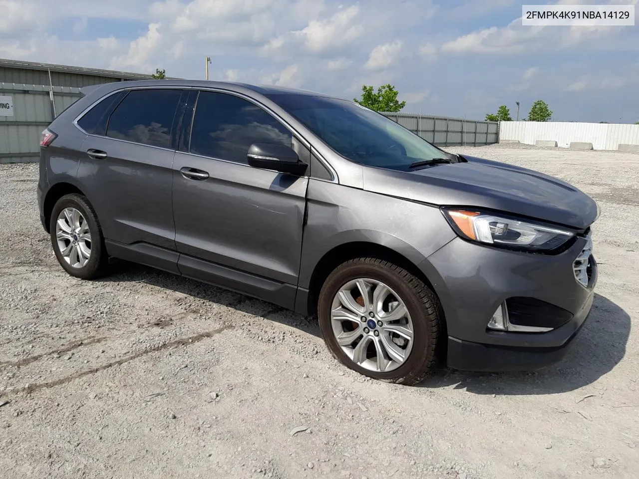 2022 Ford Edge Titanium VIN: 2FMPK4K91NBA14129 Lot: 64643244