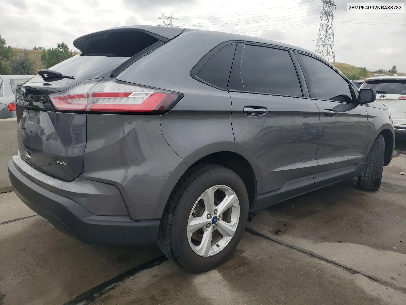 2022 Ford Edge Se VIN: 2FMPK4G92NBA88782 Lot: 66388344