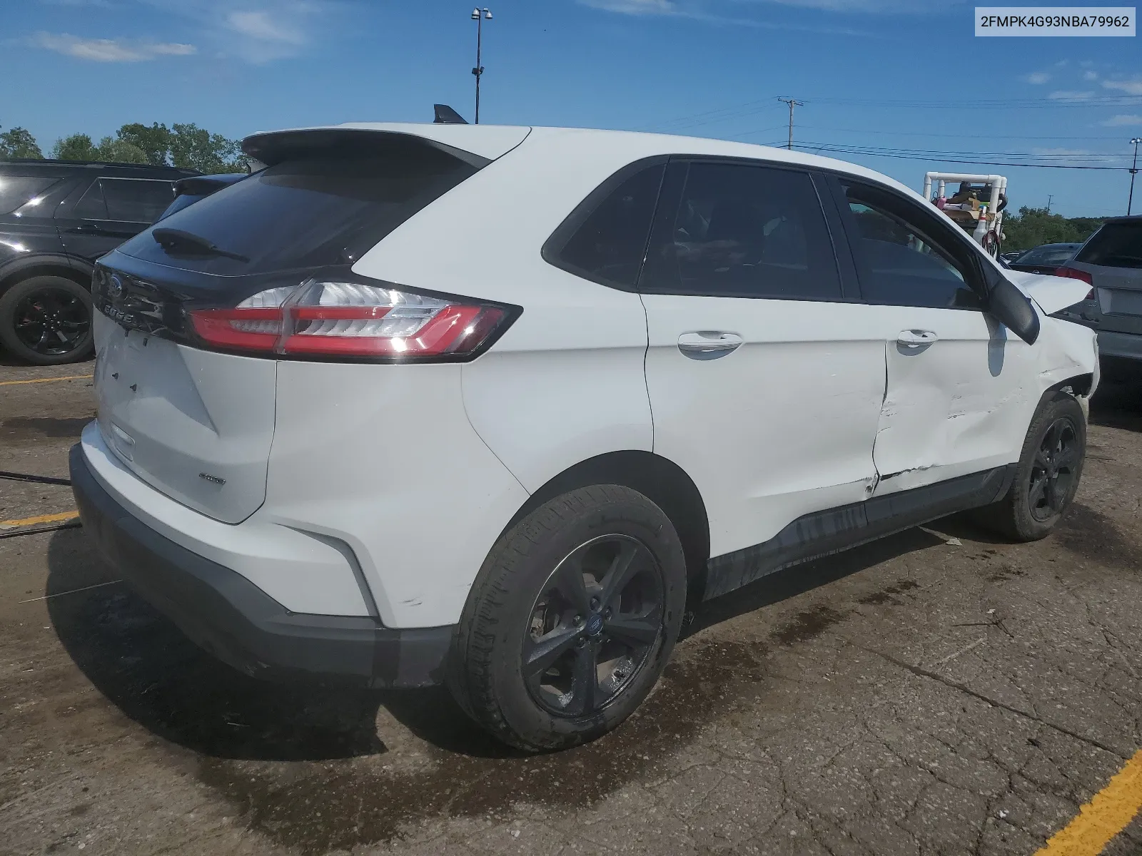 2022 Ford Edge Se VIN: 2FMPK4G93NBA79962 Lot: 66500414