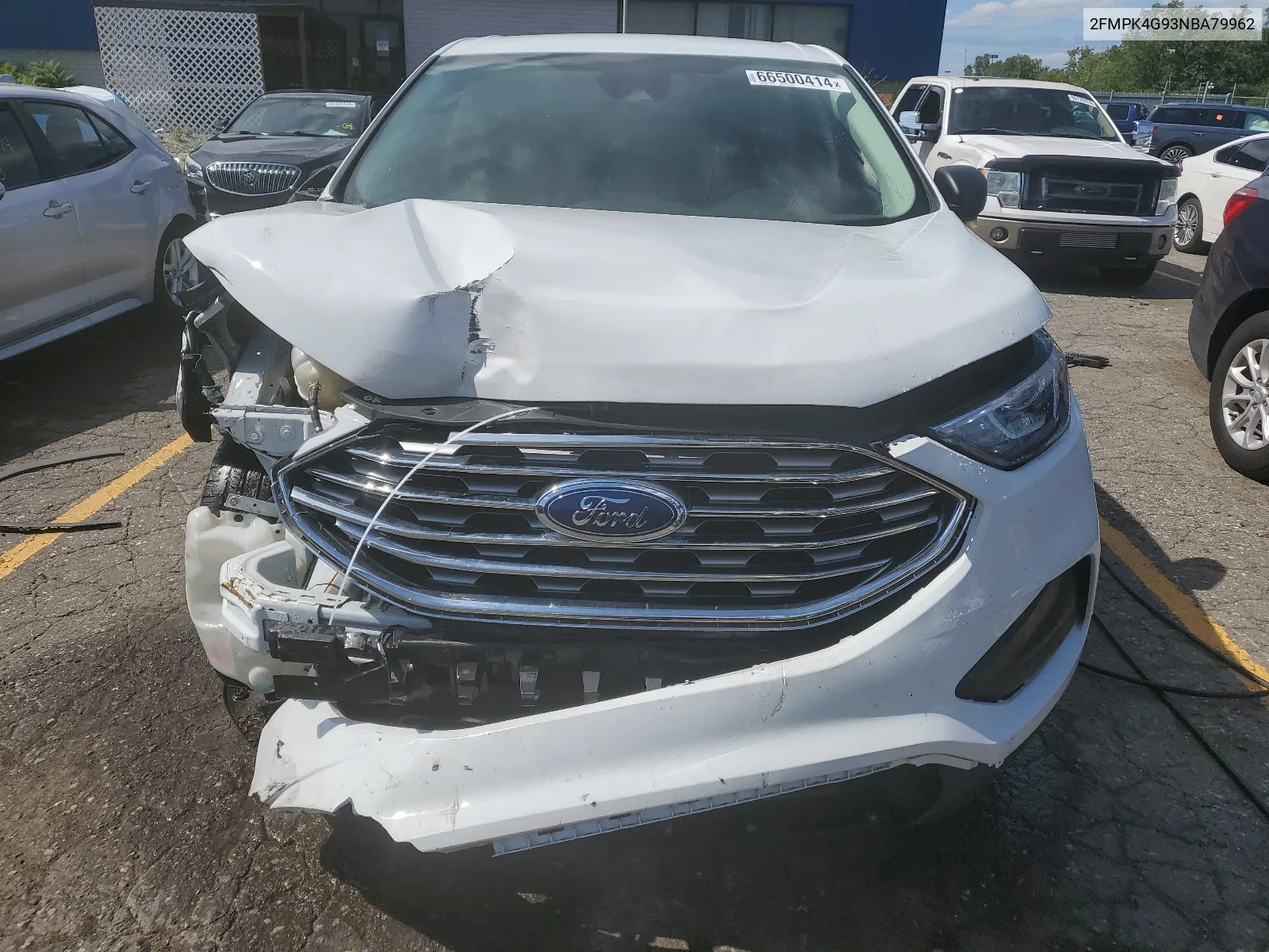 2022 Ford Edge Se VIN: 2FMPK4G93NBA79962 Lot: 66500414