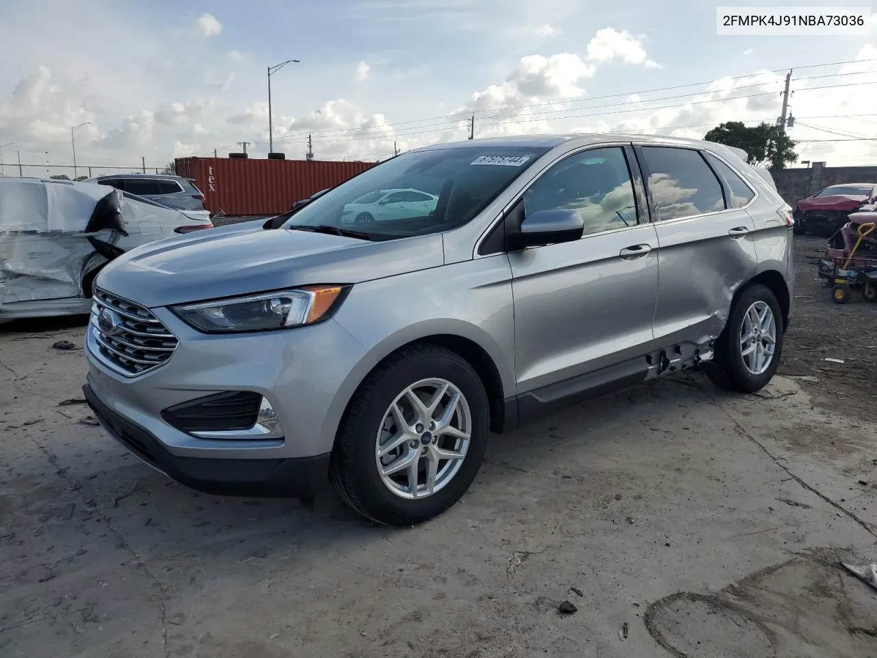 2022 Ford Edge Sel VIN: 2FMPK4J91NBA73036 Lot: 67975744