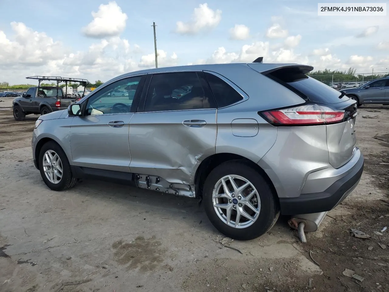 2022 Ford Edge Sel VIN: 2FMPK4J91NBA73036 Lot: 67975744