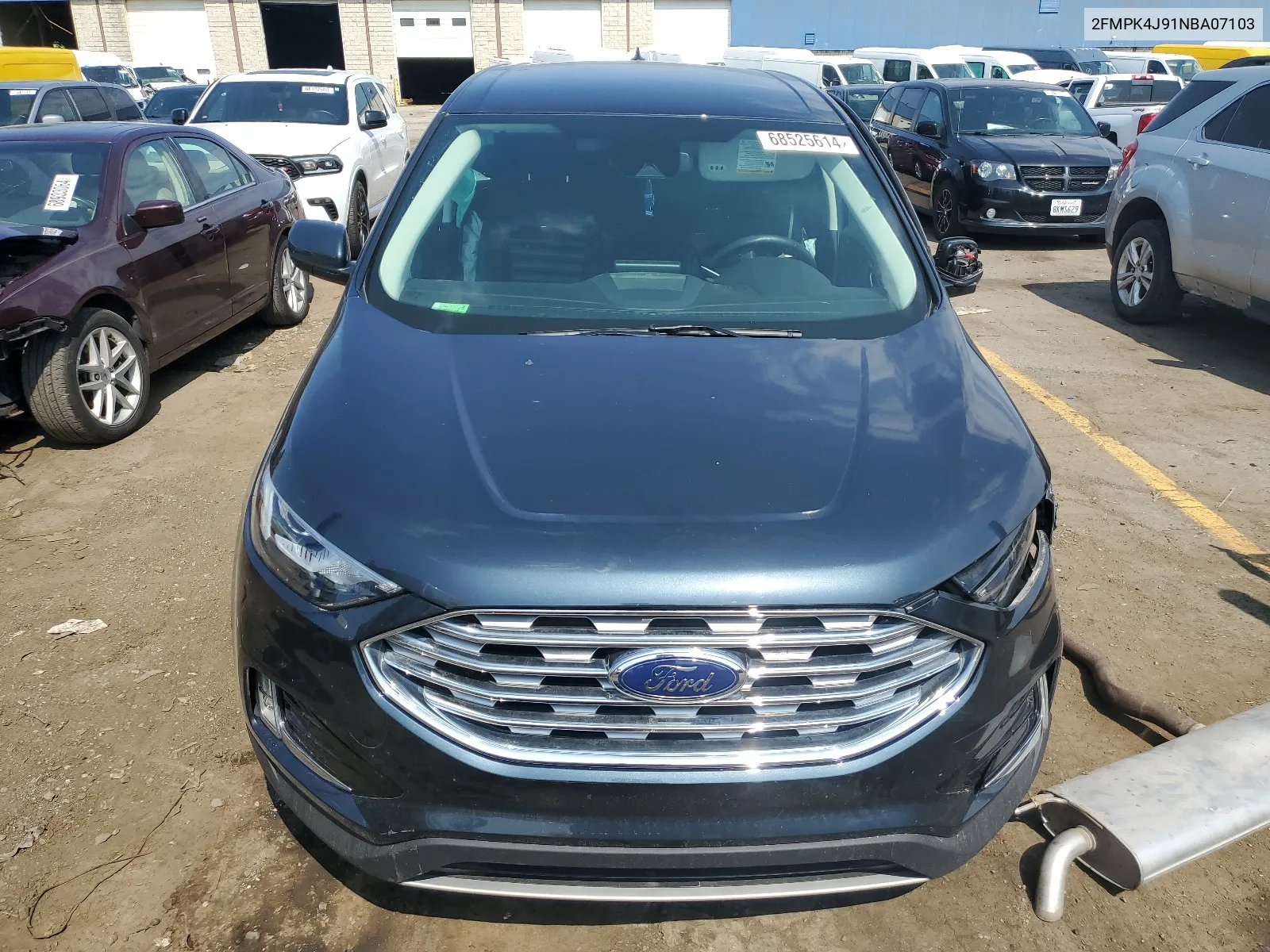 2022 Ford Edge Sel VIN: 2FMPK4J91NBA07103 Lot: 68525614