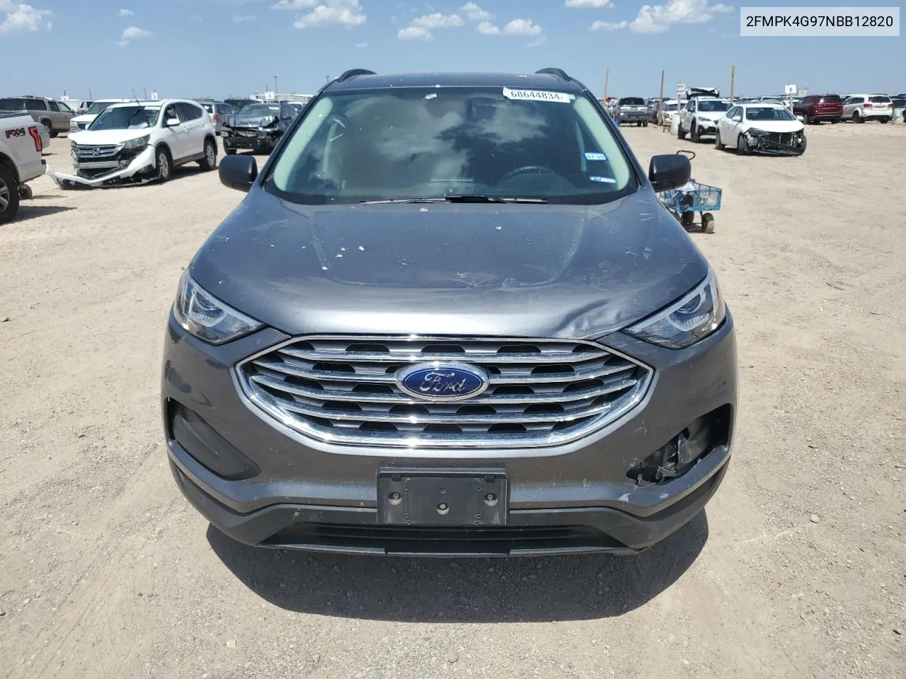 2022 Ford Edge Se VIN: 2FMPK4G97NBB12820 Lot: 68644834