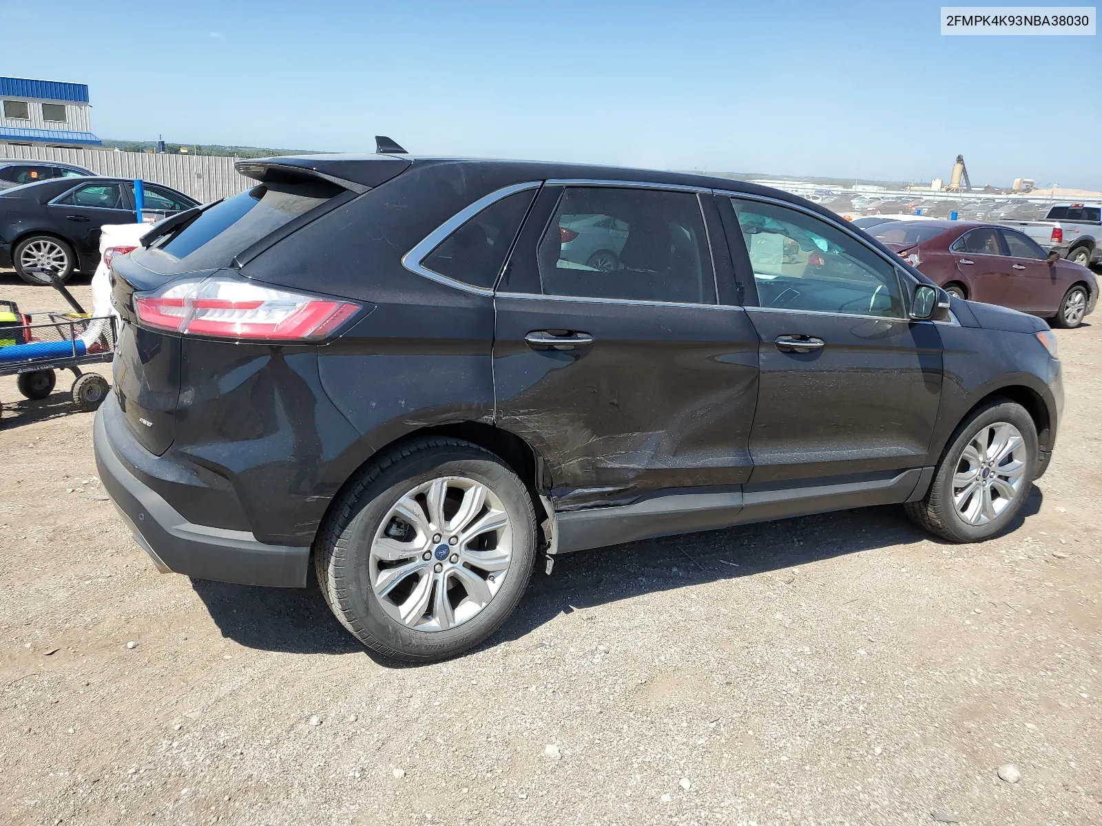 2022 Ford Edge Titanium VIN: 2FMPK4K93NBA38030 Lot: 68691704