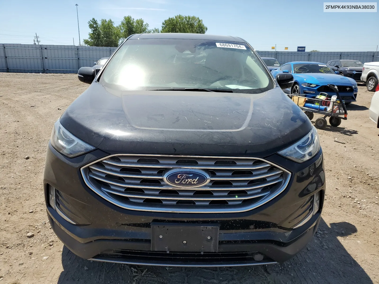 2022 Ford Edge Titanium VIN: 2FMPK4K93NBA38030 Lot: 68691704