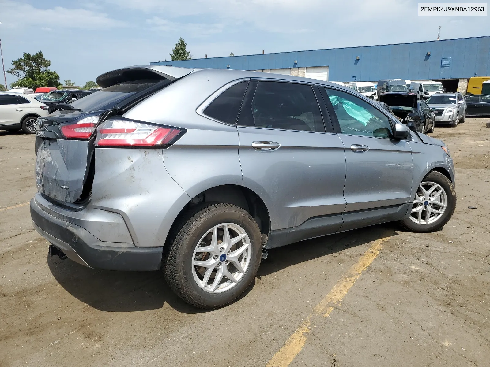 2022 Ford Edge Sel VIN: 2FMPK4J9XNBA12963 Lot: 68719704