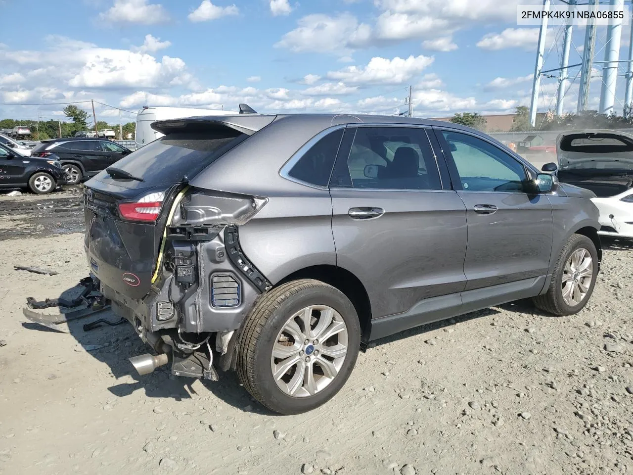 2022 Ford Edge Titanium VIN: 2FMPK4K91NBA06855 Lot: 69127964