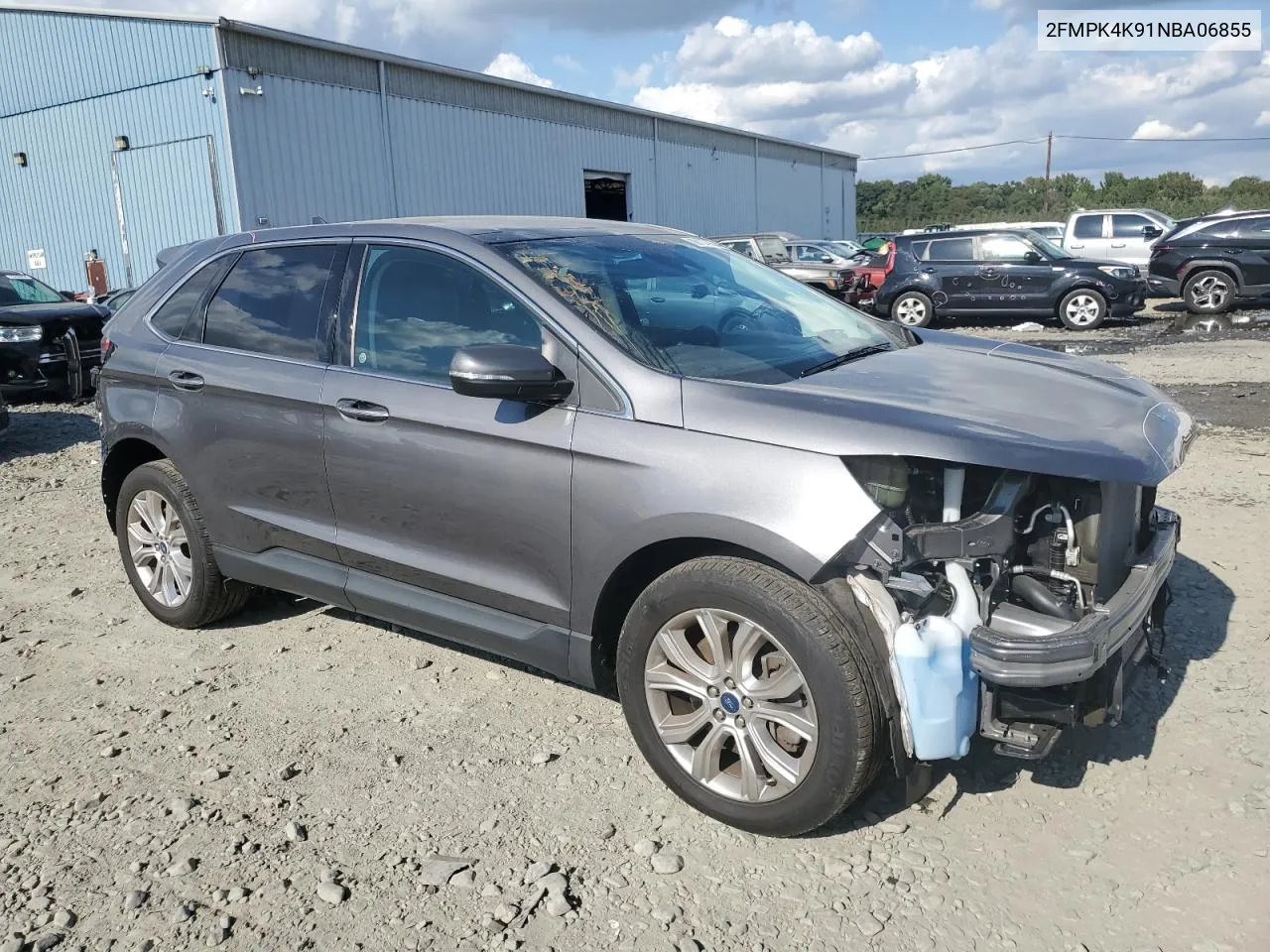 2022 Ford Edge Titanium VIN: 2FMPK4K91NBA06855 Lot: 69127964