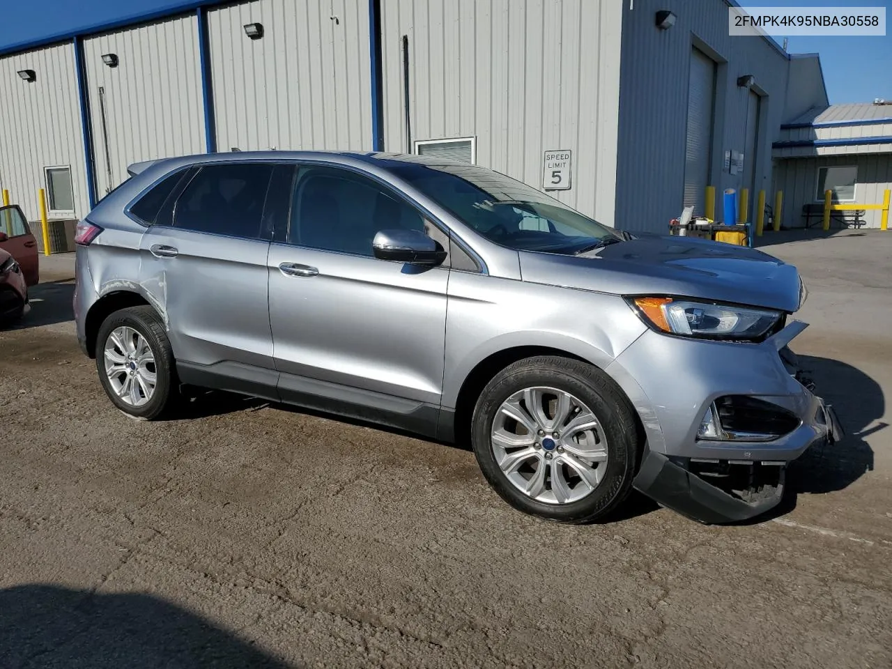 2022 Ford Edge Titanium VIN: 2FMPK4K95NBA30558 Lot: 70328964