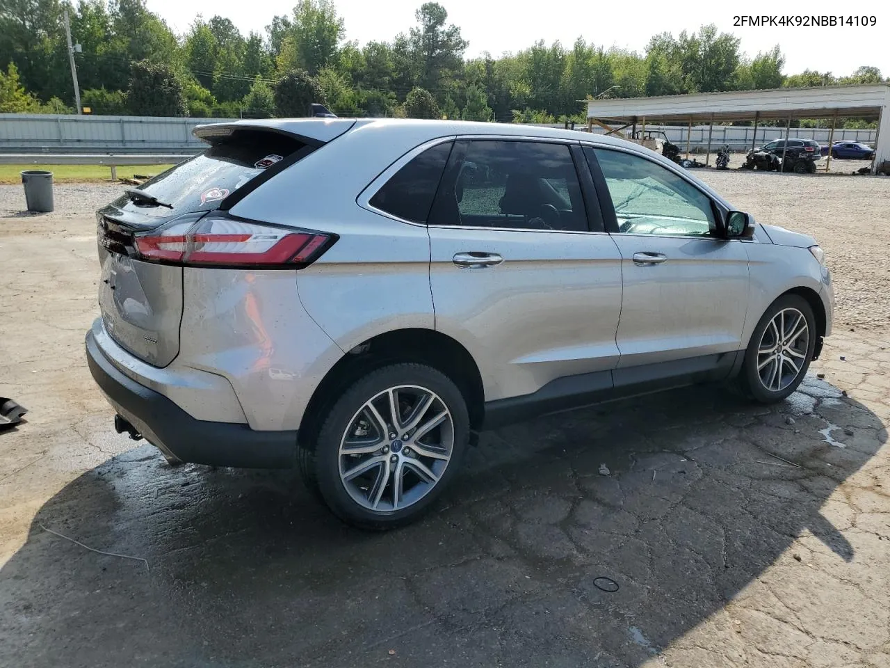 2022 Ford Edge Titanium VIN: 2FMPK4K92NBB14109 Lot: 70461154