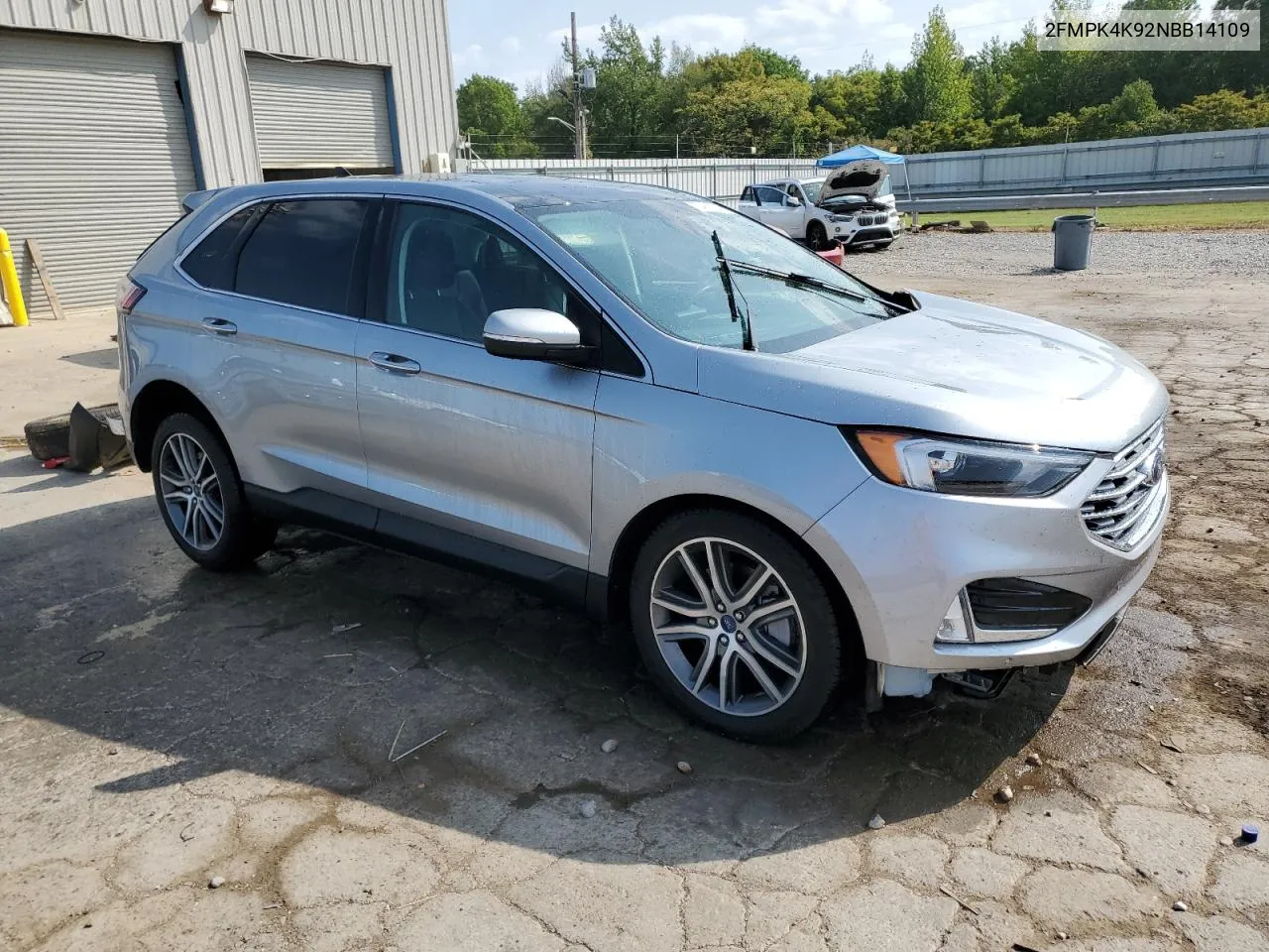 2022 Ford Edge Titanium VIN: 2FMPK4K92NBB14109 Lot: 70461154