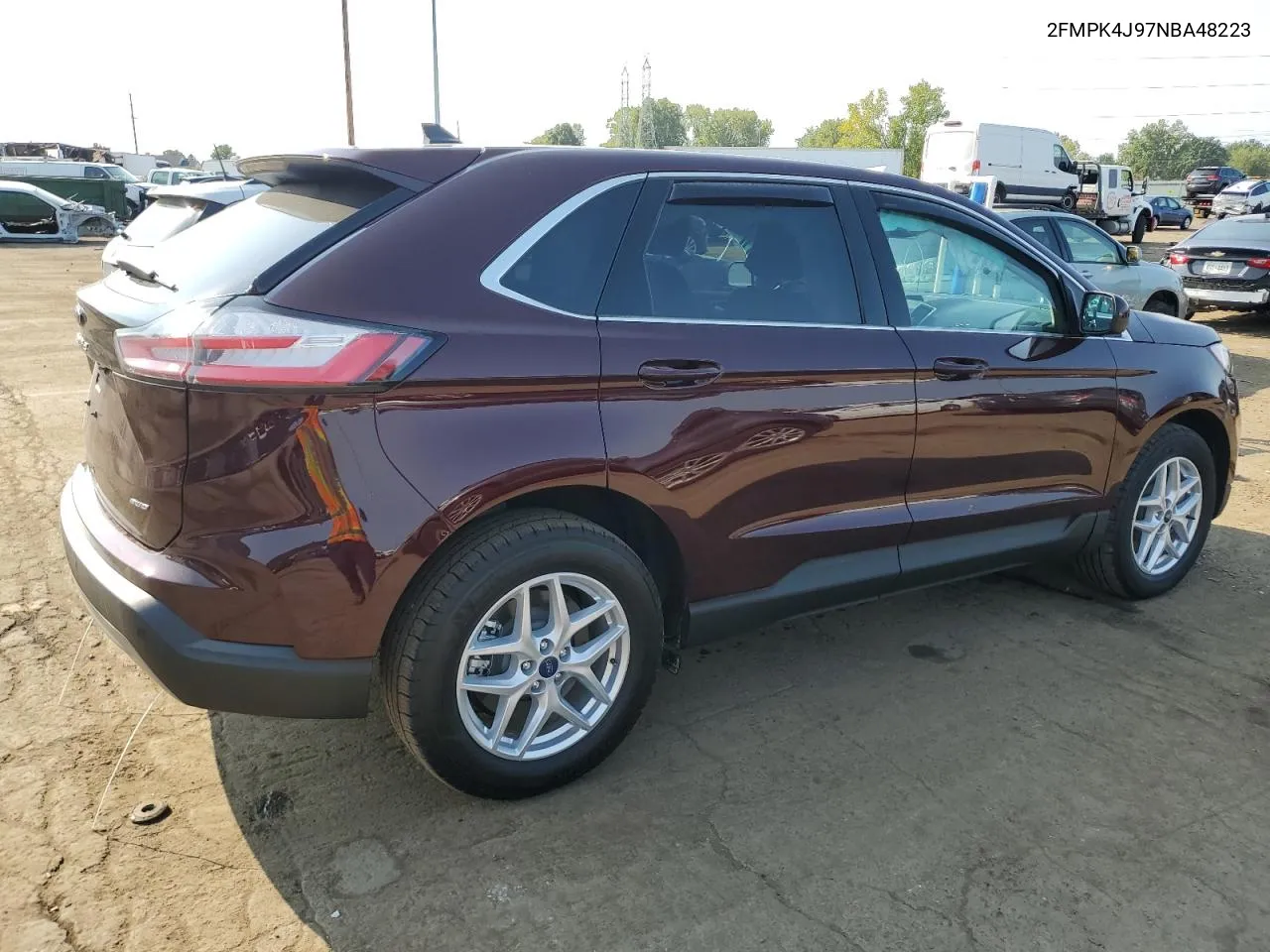 2022 Ford Edge Sel VIN: 2FMPK4J97NBA48223 Lot: 71181534