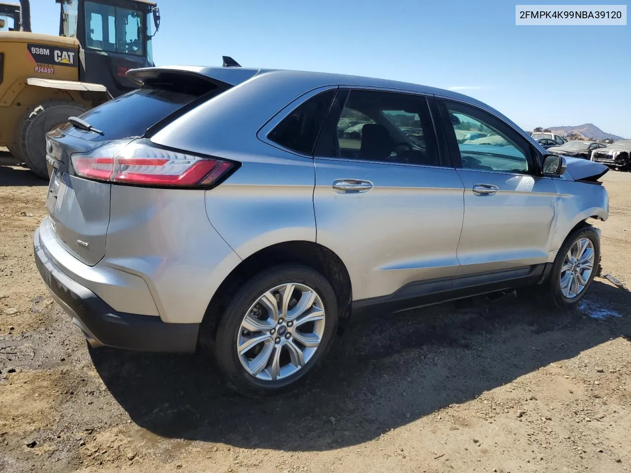 2022 Ford Edge Titanium VIN: 2FMPK4K99NBA39120 Lot: 71215894