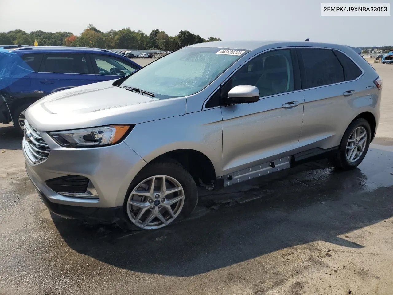 2022 Ford Edge Sel VIN: 2FMPK4J9XNBA33053 Lot: 71592494