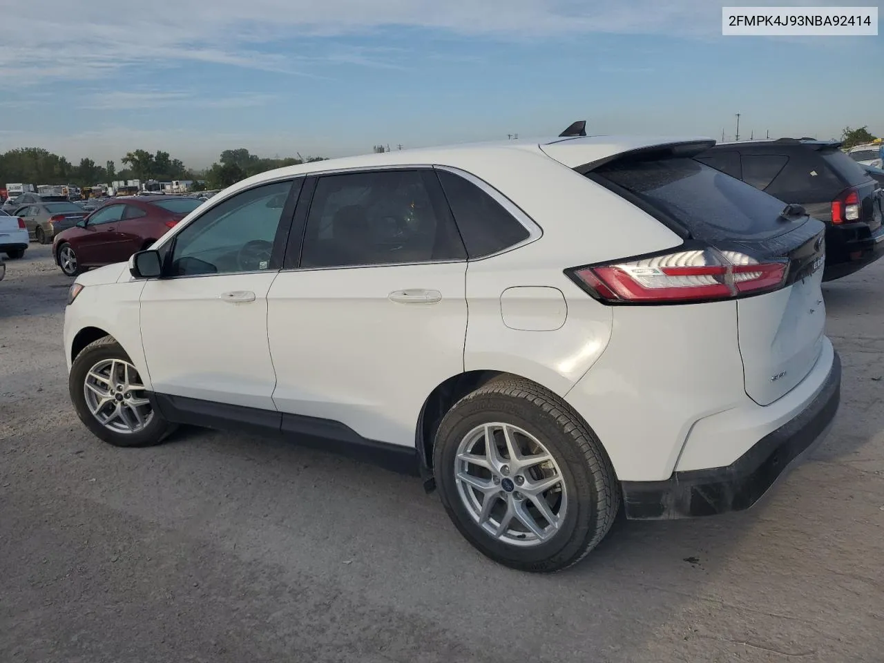 2022 Ford Edge Sel VIN: 2FMPK4J93NBA92414 Lot: 72171994