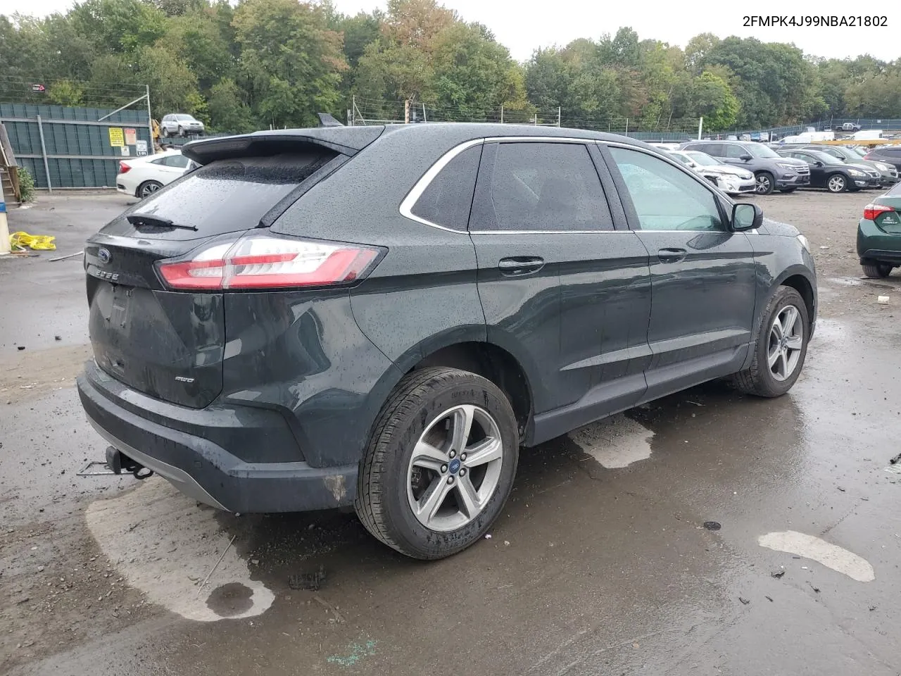 2022 Ford Edge Sel VIN: 2FMPK4J99NBA21802 Lot: 72377784