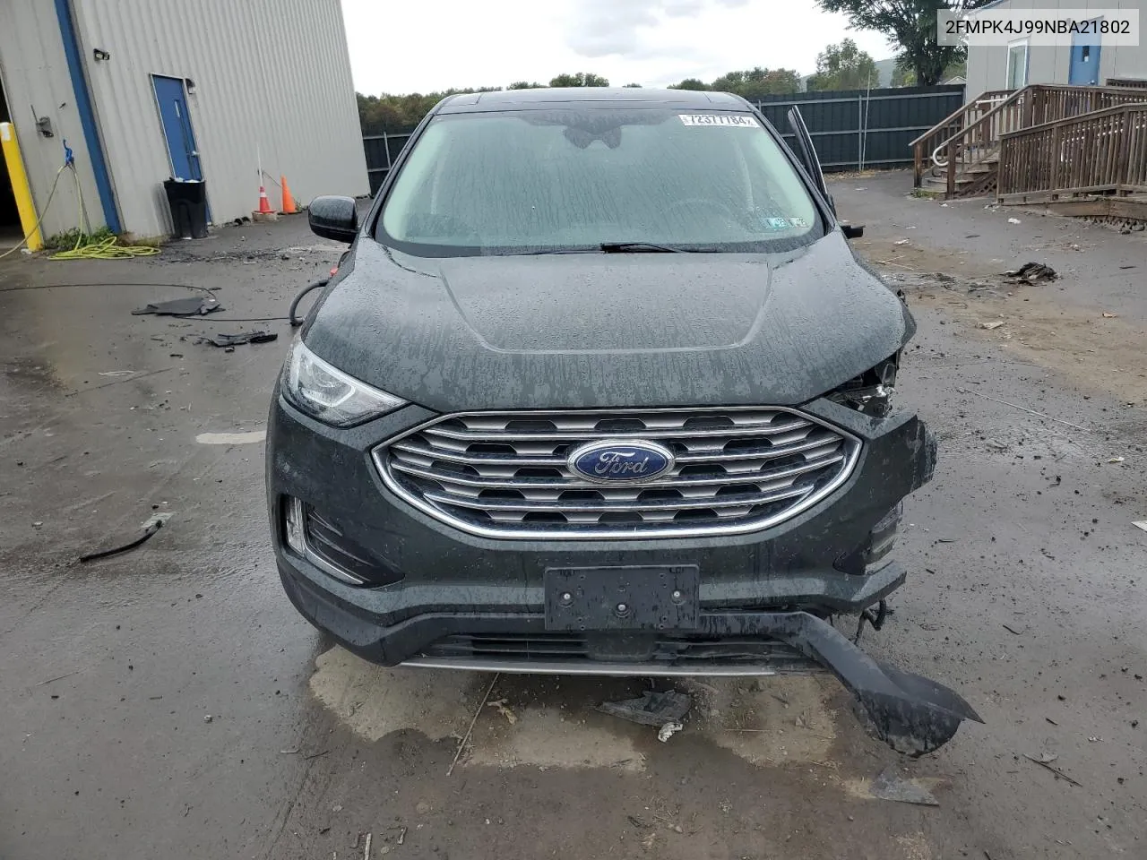 2022 Ford Edge Sel VIN: 2FMPK4J99NBA21802 Lot: 72377784