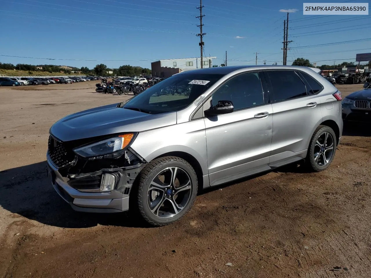 2022 Ford Edge St VIN: 2FMPK4AP3NBA65390 Lot: 72472754