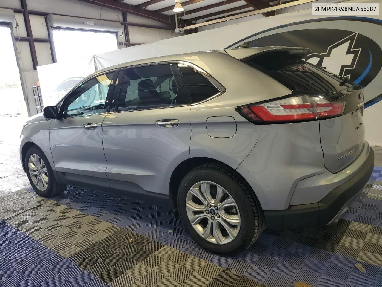 2022 Ford Edge Titanium VIN: 2FMPK4K98NBA55387 Lot: 72879334