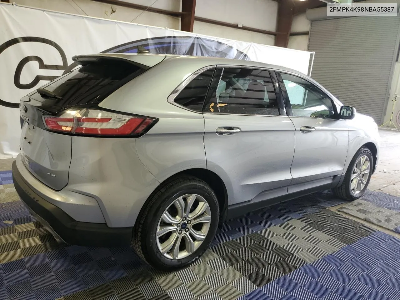 2022 Ford Edge Titanium VIN: 2FMPK4K98NBA55387 Lot: 72879334