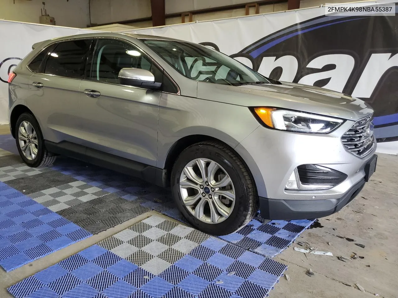 2022 Ford Edge Titanium VIN: 2FMPK4K98NBA55387 Lot: 72879334