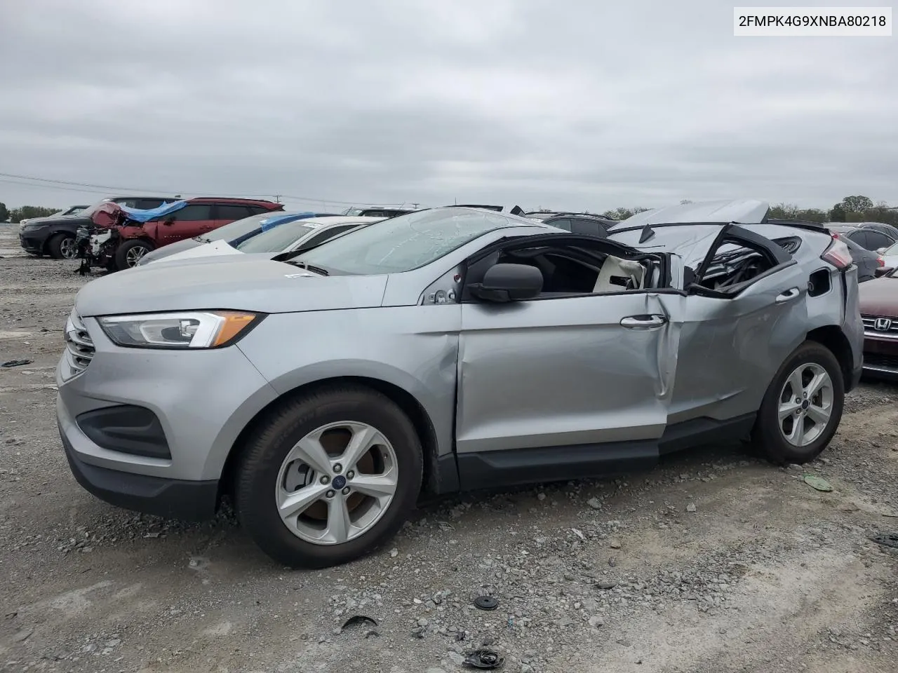 2022 Ford Edge Se VIN: 2FMPK4G9XNBA80218 Lot: 72978154