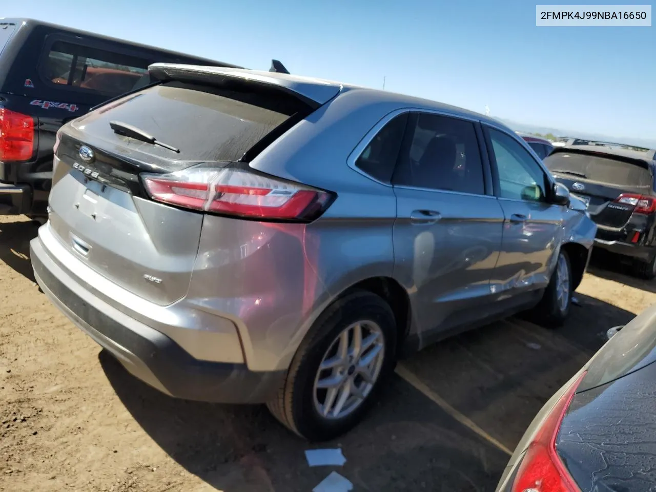 2022 Ford Edge Sel VIN: 2FMPK4J99NBA16650 Lot: 73094164