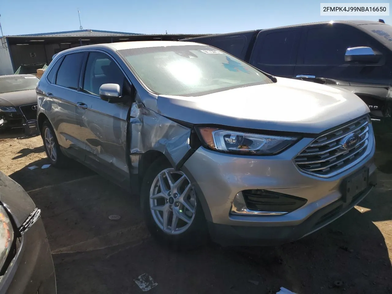 2022 Ford Edge Sel VIN: 2FMPK4J99NBA16650 Lot: 73094164