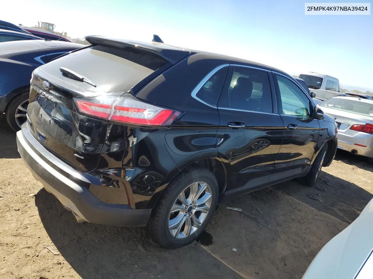 2022 Ford Edge Titanium VIN: 2FMPK4K97NBA39424 Lot: 73101204