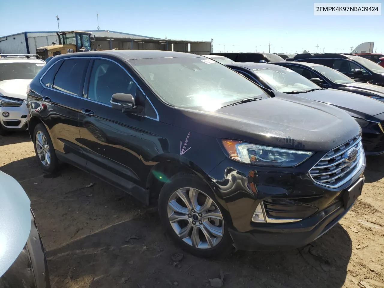 2022 Ford Edge Titanium VIN: 2FMPK4K97NBA39424 Lot: 73101204