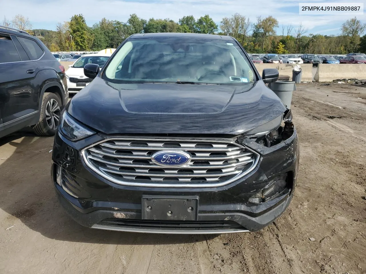 2022 Ford Edge Sel VIN: 2FMPK4J91NBB09887 Lot: 73190334