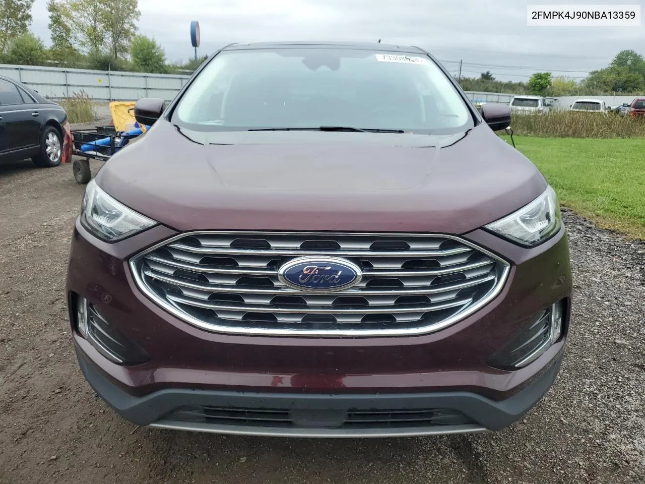 2022 Ford Edge Sel VIN: 2FMPK4J90NBA13359 Lot: 73308604