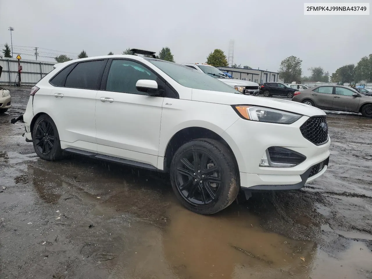 2022 Ford Edge Sel VIN: 2FMPK4J99NBA43749 Lot: 73689554