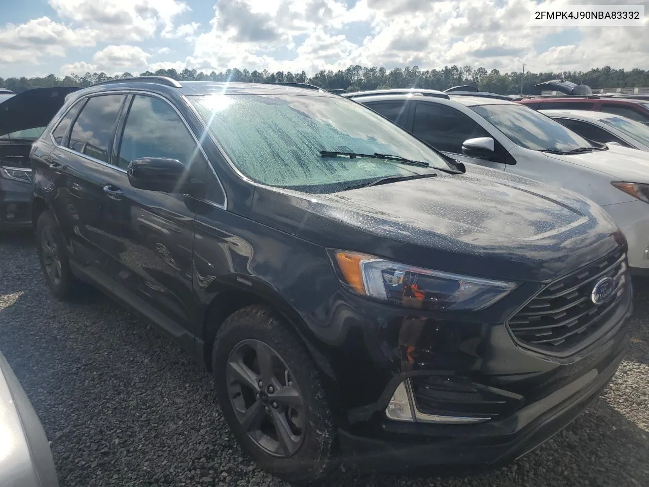 2022 Ford Edge Sel VIN: 2FMPK4J90NBA83332 Lot: 73941394