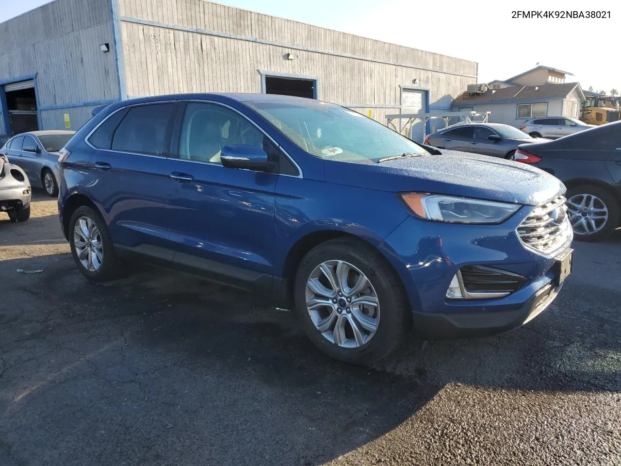 2022 Ford Edge Titanium VIN: 2FMPK4K92NBA38021 Lot: 74578004