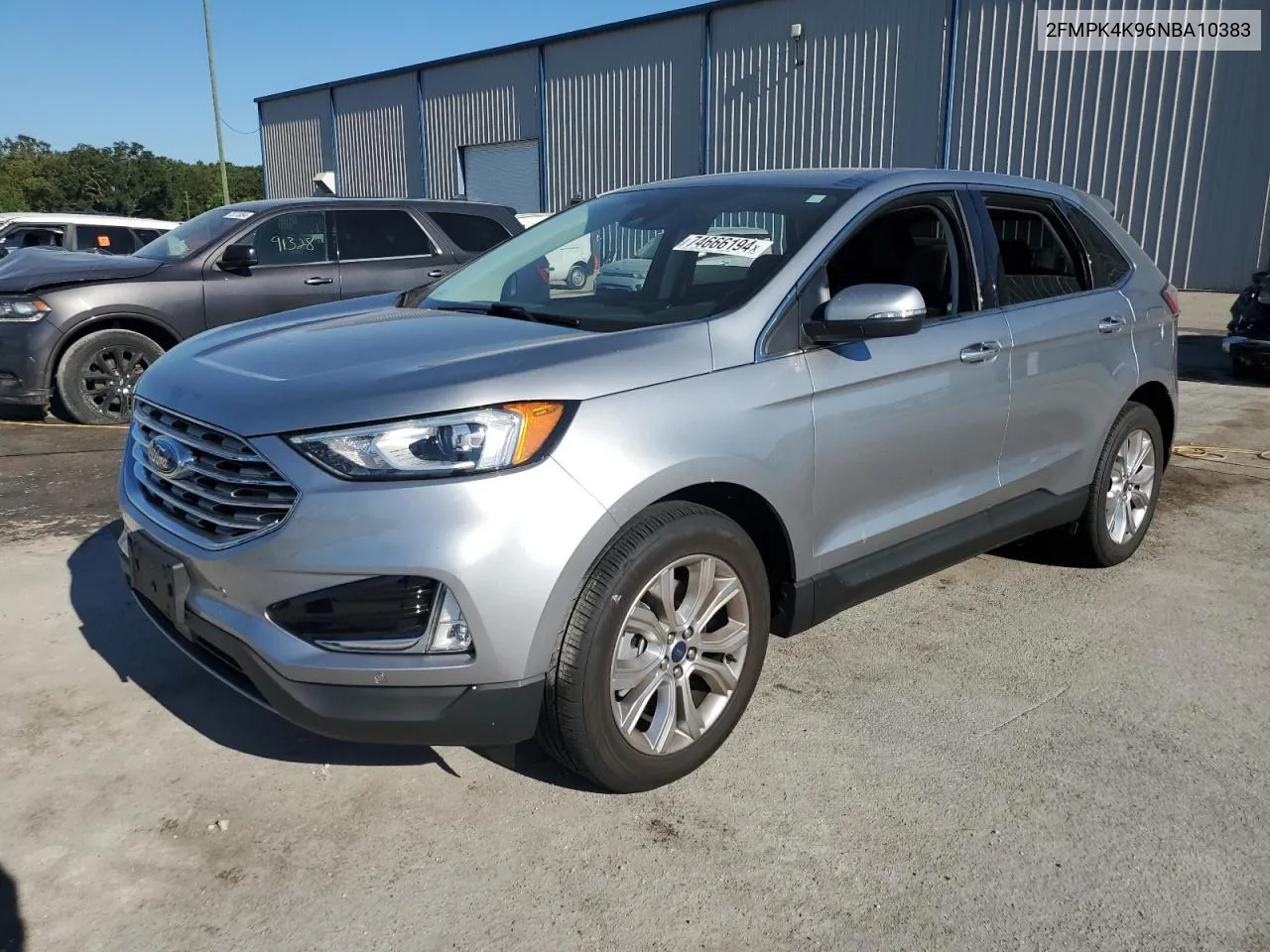 2022 Ford Edge Titanium VIN: 2FMPK4K96NBA10383 Lot: 74666194