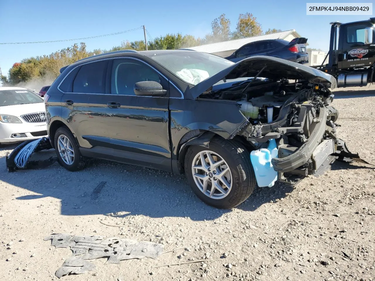 2022 Ford Edge Sel VIN: 2FMPK4J94NBB09429 Lot: 74709484