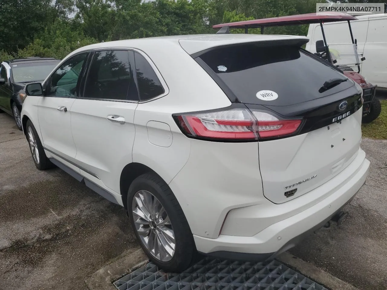 2022 Ford Edge Titanium VIN: 2FMPK4K94NBA07711 Lot: 75031974