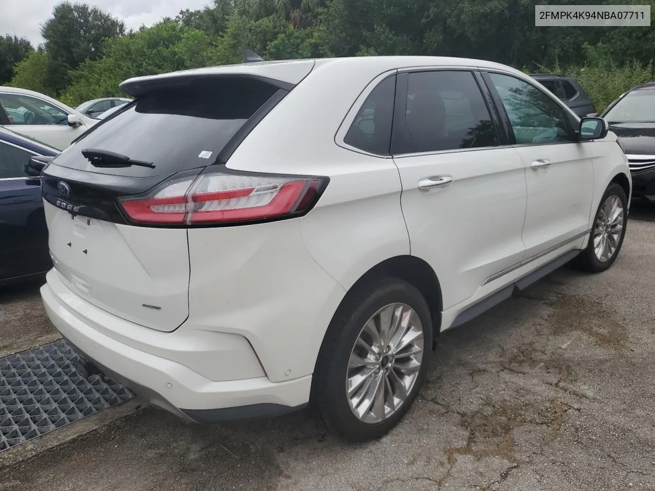 2022 Ford Edge Titanium VIN: 2FMPK4K94NBA07711 Lot: 75031974