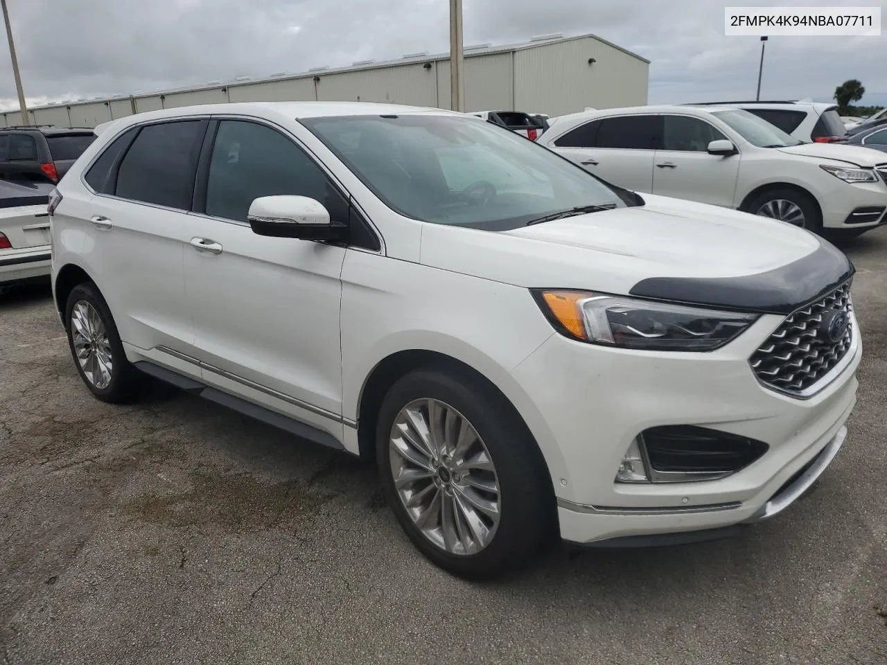 2022 Ford Edge Titanium VIN: 2FMPK4K94NBA07711 Lot: 75031974