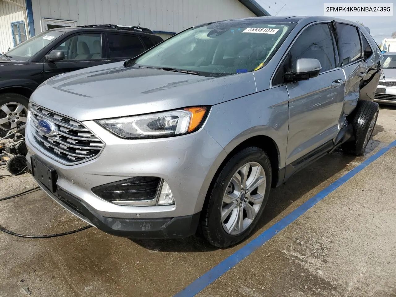 2022 Ford Edge Titanium VIN: 2FMPK4K96NBA24395 Lot: 75606184