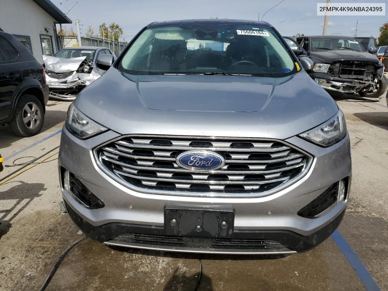 2022 Ford Edge Titanium VIN: 2FMPK4K96NBA24395 Lot: 75606184