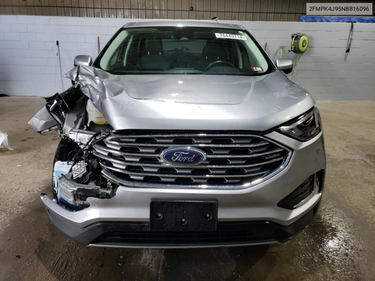 2022 Ford Edge Sel VIN: 2FMPK4J95NBB16096 Lot: 76449714